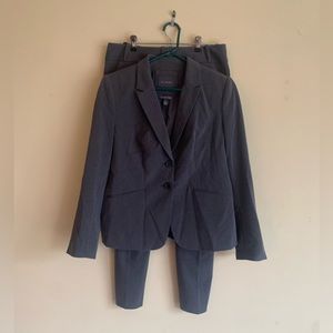 Pant suit charcoal grey